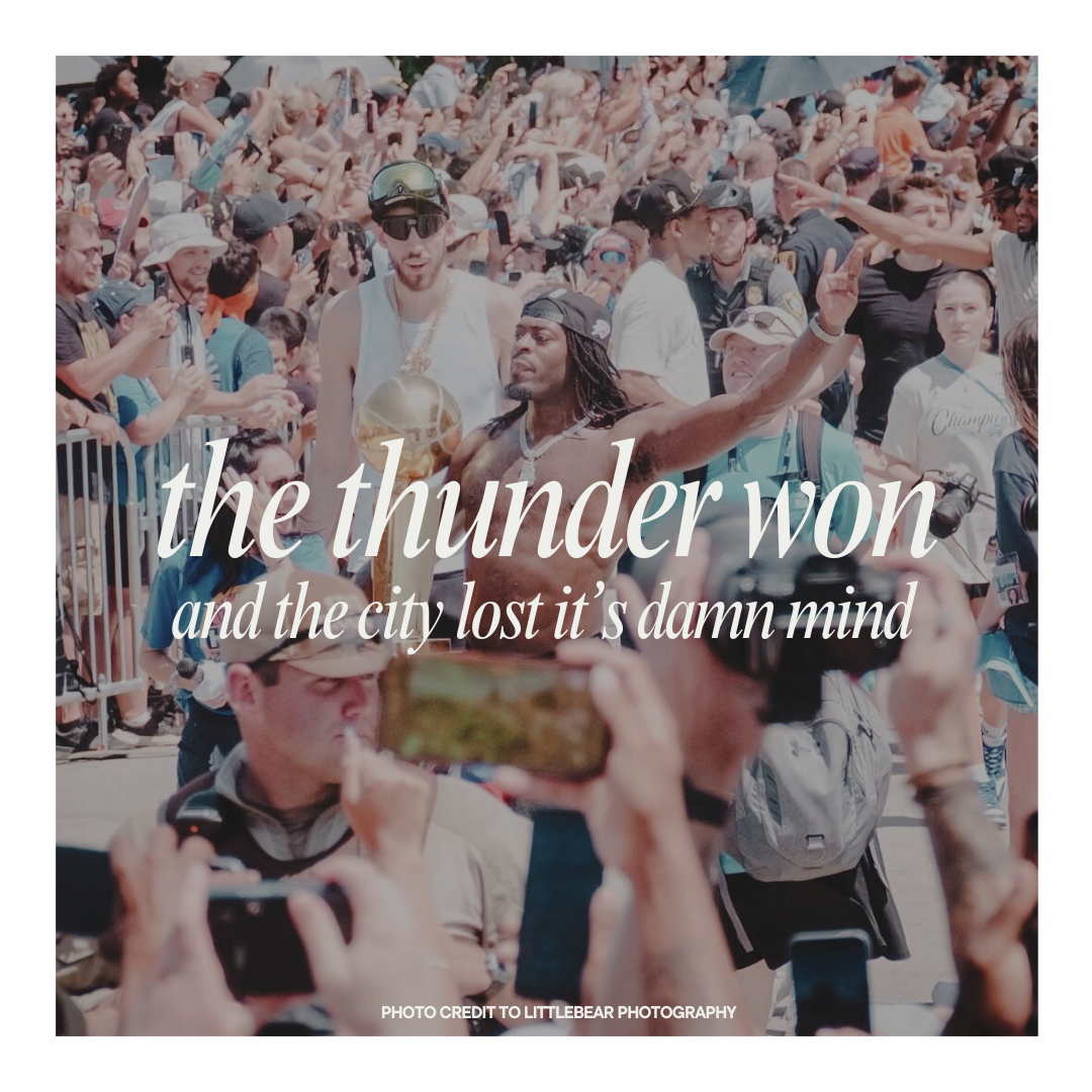 The Thunder Won and the City Lost Its Damn Mind